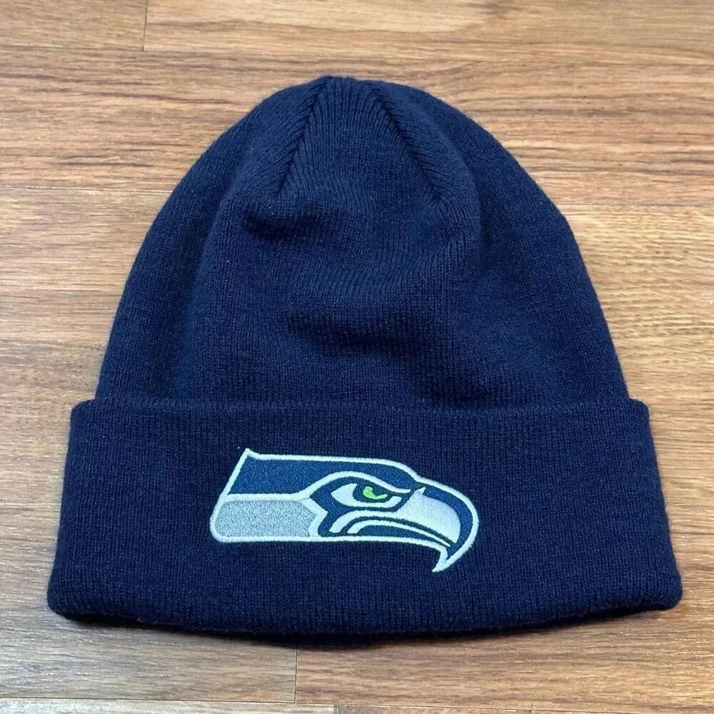 NFL Team Apparel Seattle Seahawks Beanie Hat